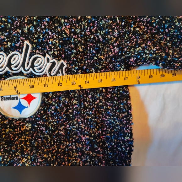NFL Team Apparel Multicolor Knit Pittsburgh Steelers Sweater - Picture 3 of 5
